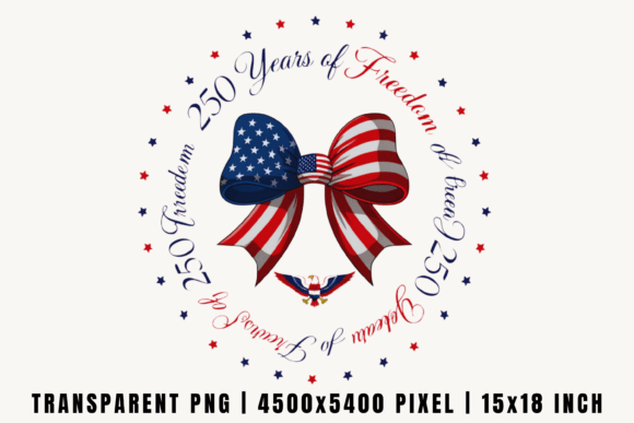 Celebrate 250 Years of Freedom with This Patriotic Bow Design