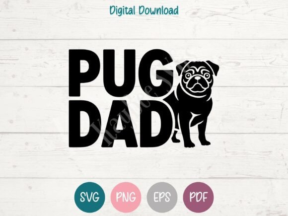 Celebrate Pug Dads with KayBee SVGs: The Ultimate Crafting Design