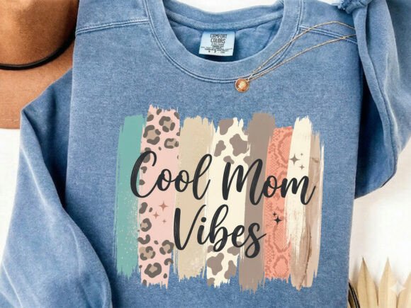 Cool Moms Vibes Mama T-shirt Design PNG: Your Next Creative Staple
