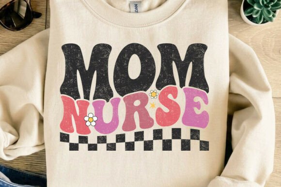 Floral Nurse Mom T-Shirt Design: A Mother's Day Essential