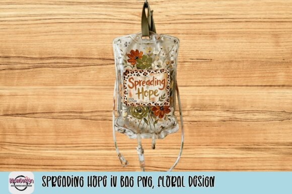 Infuse Positivity: The Spreading Hope IV Bag PNG for Modern Design