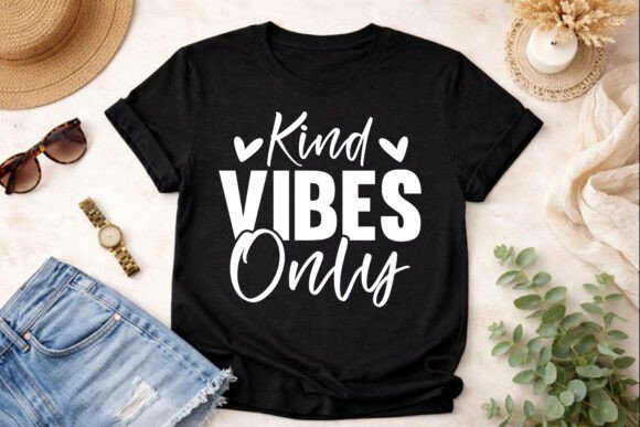 KIND VIBES ONLY SVG Design: A Visual Ode to Positive Messaging