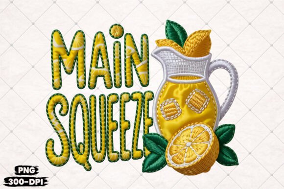 Main Squeeze Lemonade: A Zesty Summer Design Asset