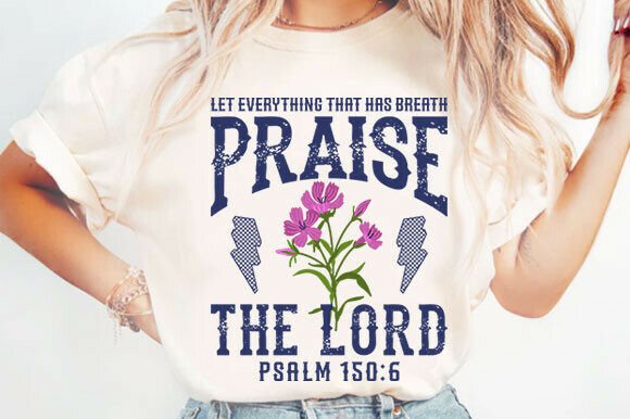 Unleash Your Faith-Based Branding with Praise the Lord Shirt Png Design