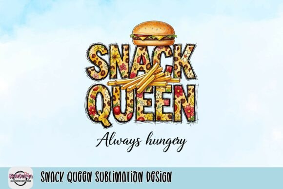 Unleash Your Inner Snack Queen with This Vibrant Design