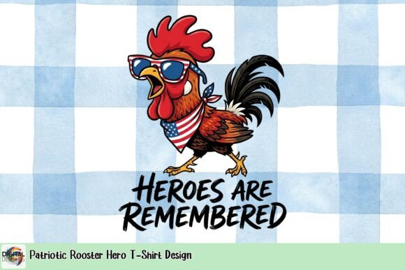 Why the Patriotic Rooster Hero Design is Your Next Best-Seller
