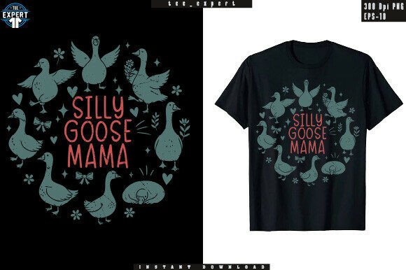Why the Silly Goose Mama Tee is a Craft & POD Favorite